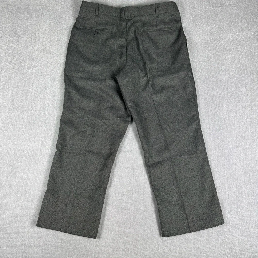 Haband Fit-Forever Permanent Press High Rise Dress Pants Mens 34XS Gray